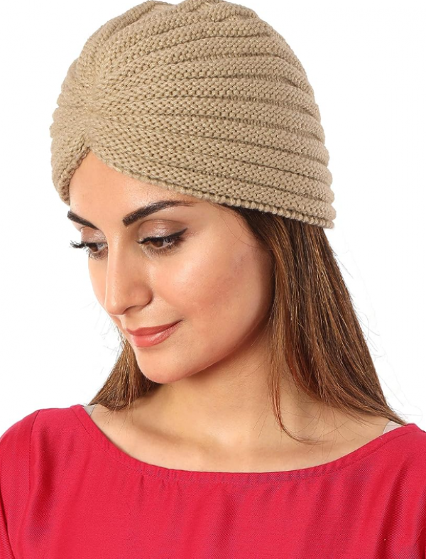 Topi Turban Berbahan Wol